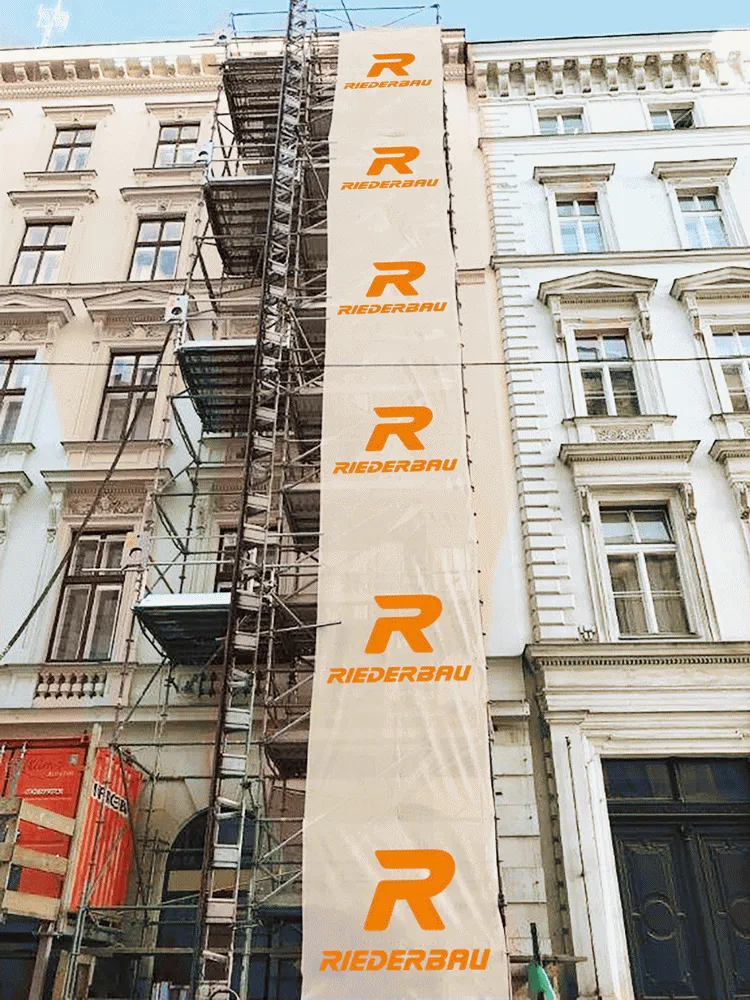 MeshFrei Service Baustellenwerbung Referenz 8